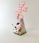 Farm Girl  - Party Favors Boxes - Cone box - Pyramid Slim box - Birthday.  10 Pices