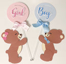 Cute Gender Reveal Cake Topper.
