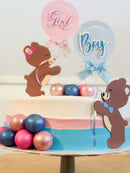 Cute Gender Reveal Cake Topper.