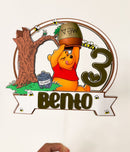 Winnie The Pooh - Cake Topper- Birthday