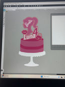 Cake Topper Barbie.