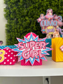 Set Super Heroes Girl - Party box