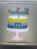 Cake Topper  Monster inc Boo.