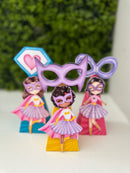Set Super Heroes Girl - Party box