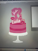 Cake Topper Barbie.