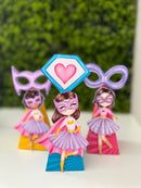 Set Super Heroes Girl - Party box