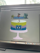 Cake Topper  Monster inc Boo.