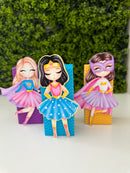 Set Super Heroes Girl - Party box